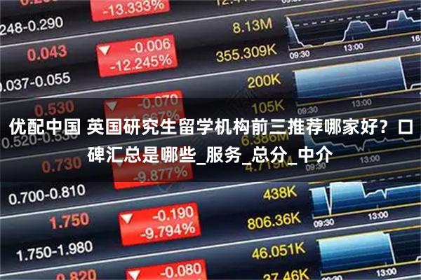 优配中国 英国研究生留学机构前三推荐哪家好？口碑汇总是哪些_服务_总分_中介