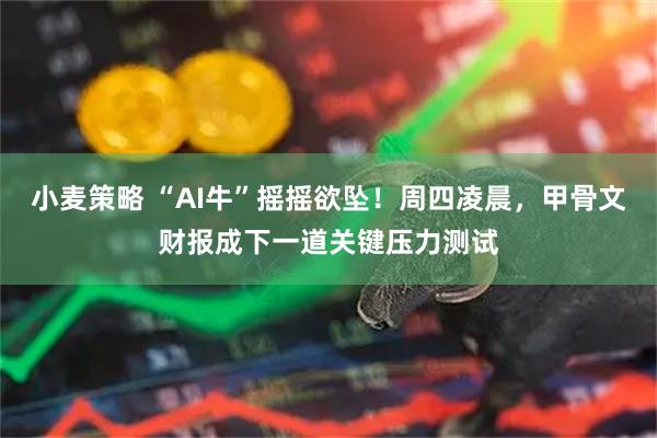 小麦策略 “AI牛”摇摇欲坠！周四凌晨，甲骨文财报成下一道关键压力测试